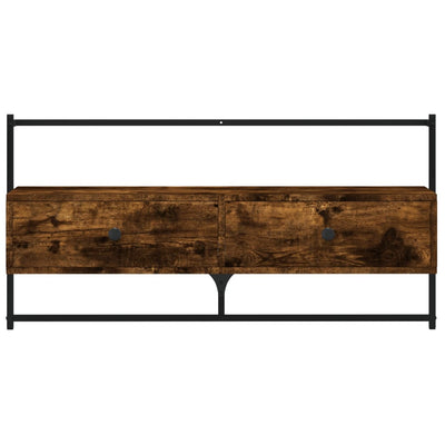 TV-kaappi seinälle savutammi 100,5x30x51 cm tekninen puu