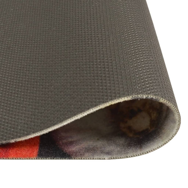 Viini ja ruoka keittiön pestävä matto Bigan 45x150cm (sametti)