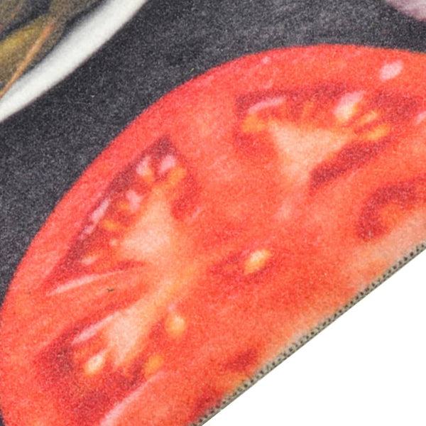 Viini ja ruoka keittiön pestävä matto Bigan 60x180cm (sametti)