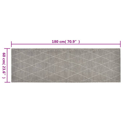 Keittiön pestävä matto neljäkäs 60x180 cm sametti