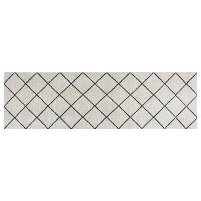 Keittiön pestävä matto neliö 60x180 cm sametti