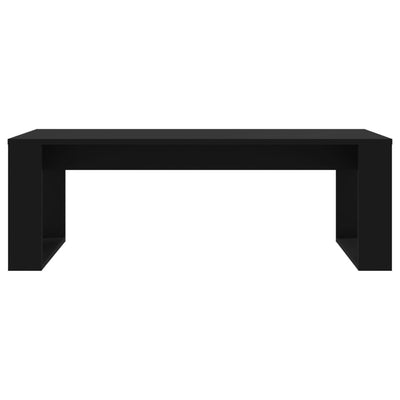Sohvapöytä musta 102x50x35 cm tekninen puu
