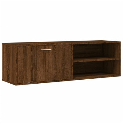 TV-taso ruskea tammi 120x34x37 cm tekninen puu