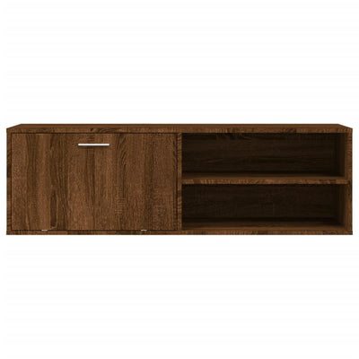 TV-taso ruskea tammi 120x34x37 cm tekninen puu