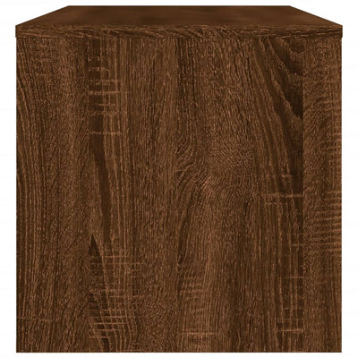 TV-taso ruskea tammi 120x34x37 cm tekninen puu