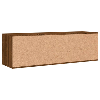TV-taso ruskea tammi 120x34x37 cm tekninen puu