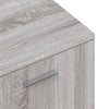 TV-taso harmaa Sonoma 120x34x37 cm lastulevy