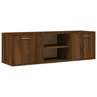 TV-taso ruskea tammi 120x34x37 cm tekninen puu