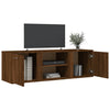 TV-taso ruskea tammi 120x34x37 cm tekninen puu