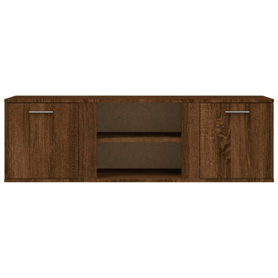 TV-taso ruskea tammi 120x34x37 cm tekninen puu
