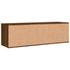 TV-taso ruskea tammi 120x34x37 cm tekninen puu