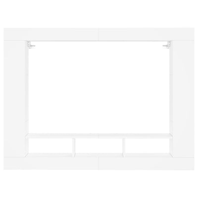 TV-taso valkoinen 152x22x113 cm tekninen puu