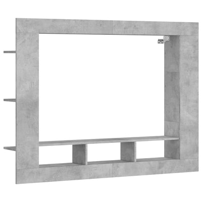 Betoninharmaa tv-taso Ciolea 152x22x113cm (puinen)