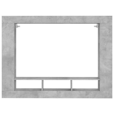Betoninharmaa tv-taso Ciolea 152x22x113cm (puinen)