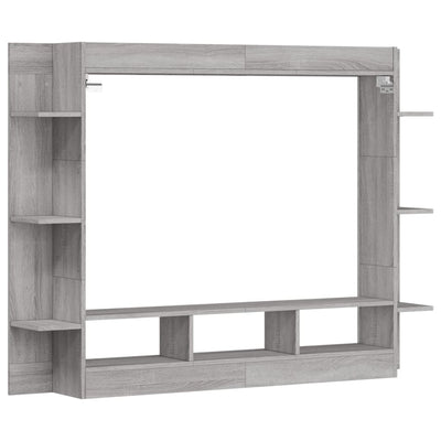 Harmaa tv-taso Ciolea 152x22x113cm (puinen)