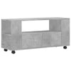 TV-taso betoninharmaa 102x34,5x43 cm tekninen puu