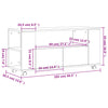 TV-taso betoninharmaa 102x34,5x43 cm tekninen puu