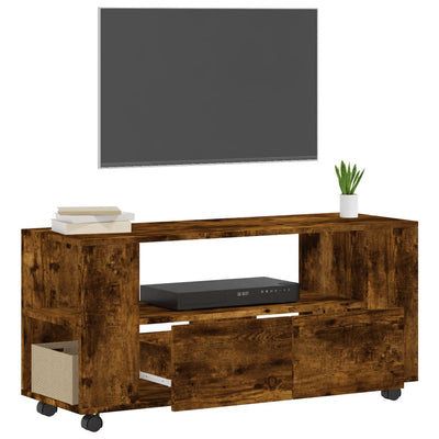 TV-taso savutammi 102x34,5x43 cm tekninen puu