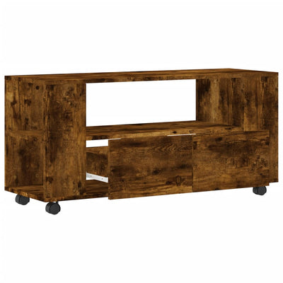 TV-taso savutammi 102x34,5x43 cm tekninen puu