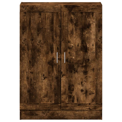 Kirjakaappi savutammi 82,5x30,5x115 cm tekninen puu