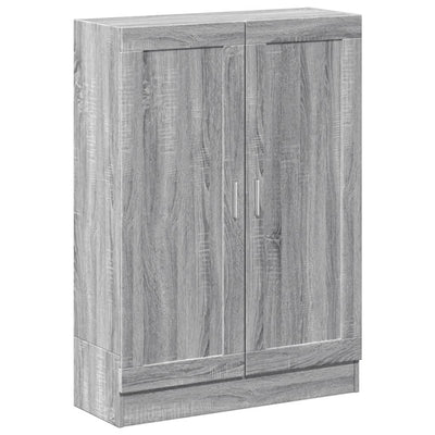 Kirjakaappi harmaa Sonoma 82,5x30,5x115 cm lastulevy