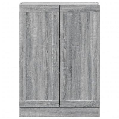 Kirjakaappi harmaa Sonoma 82,5x30,5x115 cm lastulevy