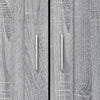 Kirjakaappi harmaa Sonoma 82,5x30,5x115 cm lastulevy