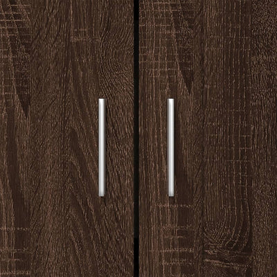 Ruskea kirjakaappi Lorendo 82,5x30,5x115cm (puinen)