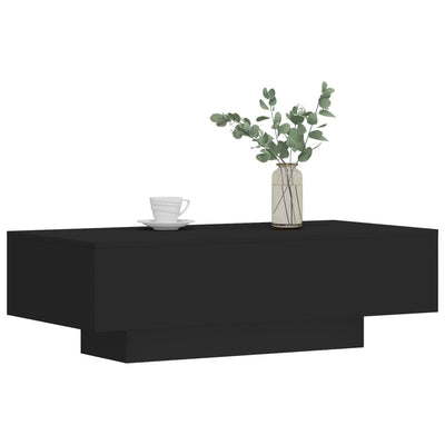 Sohvapöytä musta 100x49,5x31 cm tekninen puu