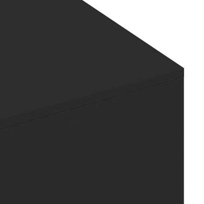 Sohvapöytä musta 100x49,5x31 cm tekninen puu