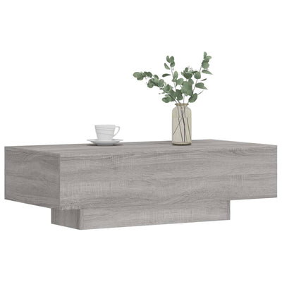 Sohvapöytä harmaa Sonoma 100x49,5x31 cm tekninen puu