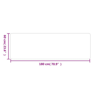 Harmaa käytävämatto Bulc 60x180cm