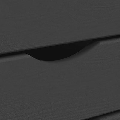 Harmaa laatikosto pyörillä moss Rako (mänty)