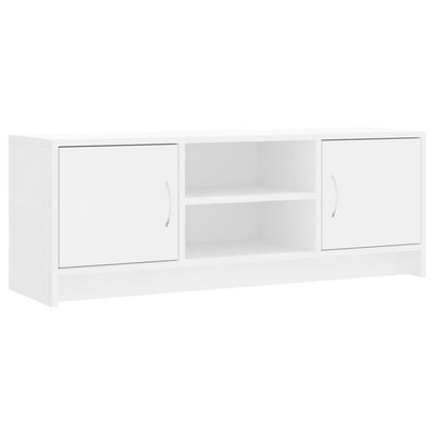 TV-taso valkoinen 102x30x37,5 cm tekninen puu