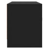 TV-taso musta 102x30x37,5 cm tekninen puu