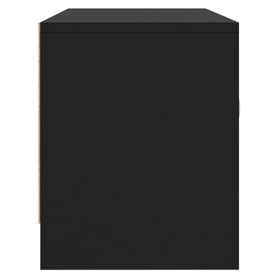 TV-taso musta 102x30x37,5 cm tekninen puu