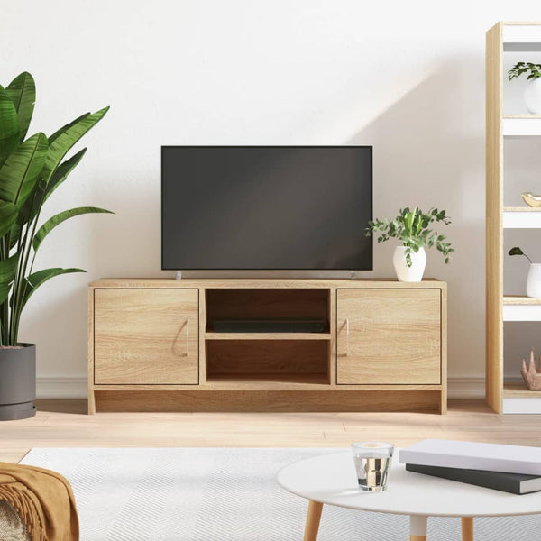 TV-taso Sonoma-tammi 102x30x37,5 cm tekninen puu