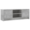 TV-taso betoninharmaa 102x30x37,5 cm tekninen puu