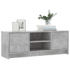 TV-taso betoninharmaa 102x30x37,5 cm tekninen puu