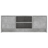 TV-taso betoninharmaa 102x30x37,5 cm tekninen puu