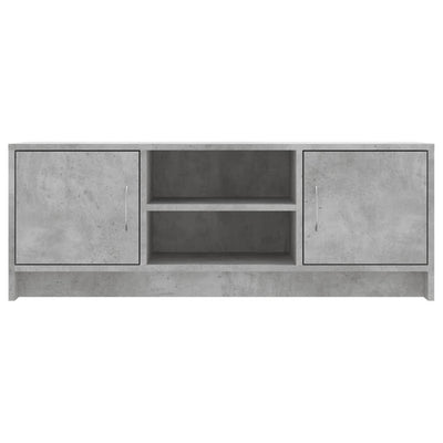 TV-taso betoninharmaa 102x30x37,5 cm tekninen puu