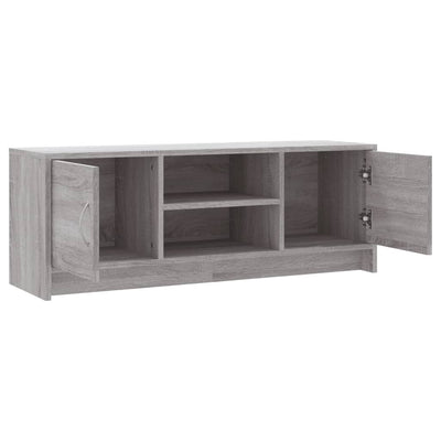 TV-taso harmaa Sonoma 102x30x37,5 cm tekninen puu