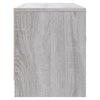 TV-taso harmaa Sonoma 102x30x37,5 cm tekninen puu