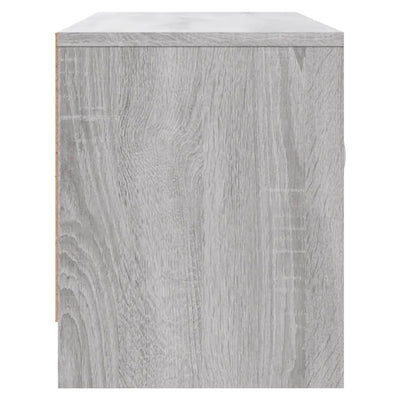 TV-taso harmaa Sonoma 102x30x37,5 cm tekninen puu