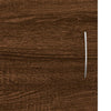TV-taso ruskea tammi 102x30x37,5 cm tekninen puu
