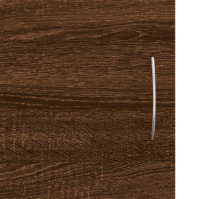 TV-taso ruskea tammi 102x30x37,5 cm tekninen puu