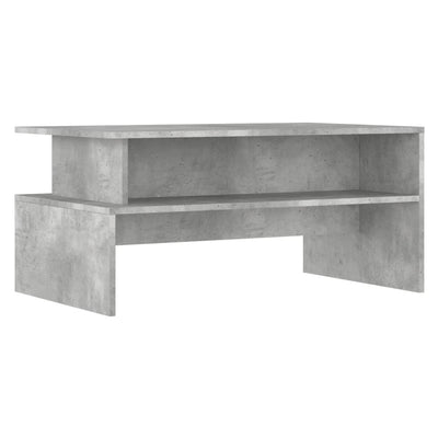 Sohvapöytä betoninharmaa 90x55x42,5 cm tekninen puu