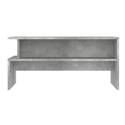 Sohvapöytä betoninharmaa 90x55x42,5 cm tekninen puu