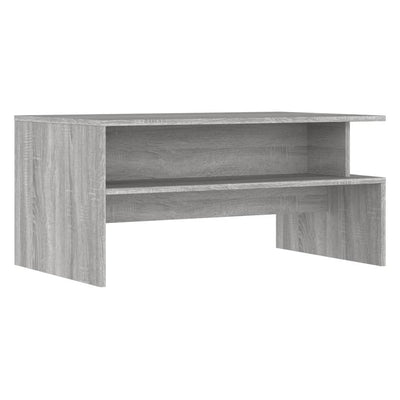 Sohvapöytä harmaa Sonoma 90x55x42,5 cm tekninen puu