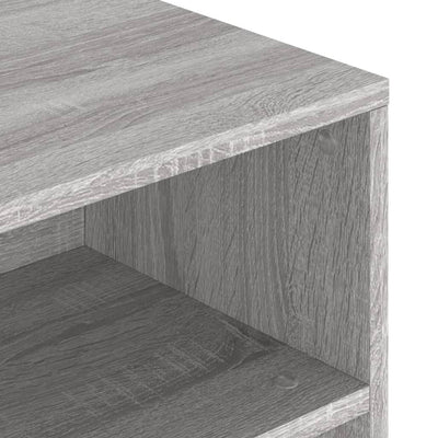 Sohvapöytä harmaa Sonoma 90x55x42,5 cm tekninen puu